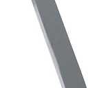 Montague Metal Products MHN-16-F-GY1-1 Solid Brushed Aluminum Modern Floating Address House Numbers, 16", Powder Coated Gray