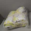 Great Bay Home Floral King Quilt Set with Shams, Yellow Floral Bedding Set, All-Season, Lightweight Bedspread. Reversible. Farmhouse Bedding. (King, Helene)