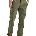Relaxed Fit Stretch Cargo Pant, Olive, 33W x 30L