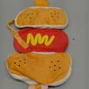 Pet Hot Dog Costume Funny Food Halloween Dog Cosplay Cat Costume for Small to Medium Dogs and Cats (Medium)