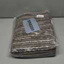 Kitchen Rugs Sets of 2-Non Slip Kitchen Mats for Floor-Thick Stain Resistant Vintage Kitchen Floor Mat Runner Carpet for Hallways Entryway Laundry Room Washable（Brown 24"x70"+20"x47"）