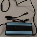 54.6V 2A Electric Scooter Charger with LED Charging Display (1-100%), for Hoverboard with 5 Connectors, Universal Charger for All 48V Lithium Batteries, for N-inebot, Kugoo (Blue