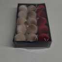 15 PCS Brown Velvet Balls Ornaments for Christmas Tree, 3.15" Large Balls Velvet Christmas Ornaments Set Decor for Tree Mantle Wreath, Neutral Vintage Shatterproof Xmas Indoor Home Holiday Decor