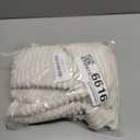 Mecatny Corduroy Spring Decorative Throw Pillow Covers 18x18 Set of 2 for Sofa Living Room, Soft Neutral Boho Couch Pillow Covers for Home Decor, Cream White