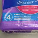 Always Discreet Adult Incontinence Pads for Women, Moderate Absorbency, Long Length, Postpartum Pads, 54 Count