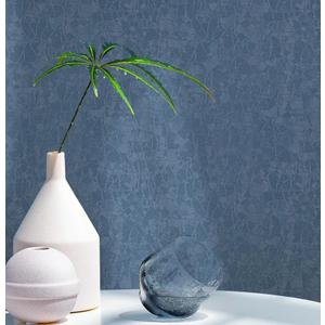 CiCiwind Textured Blue Peel and Stick Wallpaper Self Adhesive Removable Modern Contact Paper Embossed Wallpapers for Bedroom Bathroom Walls 15.7"×78.7"