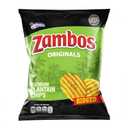 5 x Zambos Plantain Chips Original, Crunchy Ridged Cut Premium Plantain Chips 5.30 oz (Pack of 1) (EXP 01/24/26)