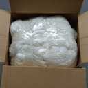 COTTEBED Sherpa Fluffy Comforter Sets KING Size Bed, Boho Tufted Cal KING Bedding Down Comforter, Lightweight Super Soft Reversible Washed Cotton Shabby Plush Fleece Sherpa All Season, Off White Ivory
