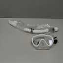 Snorkeling Gear for Adults, Dry Top Snorkel Set with Panoramic Anti-Leak and Anti-Fog Tempered Glass Lens, Adjustable Snorkeling Set for Scuba Diving Swimming Training Snorkel Kit