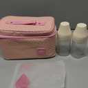 Spectra - Cooler Bag Storage Kit for Breast Milk - Pink (Ice Pack and 2 Wide Neck Bottles)