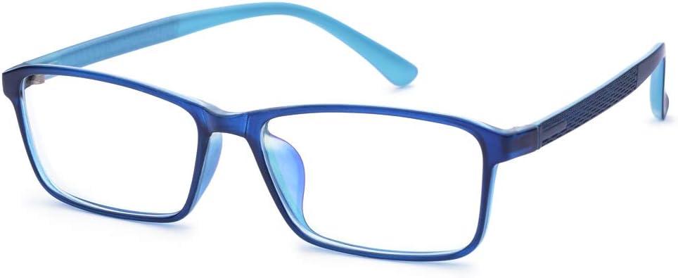 Jcerki Blue Light Filter Nearsighted Distance Glasses -2.25