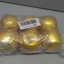 6 Pcs Golden Apples Artificial Golden Fruit Crafts Gold Apples for Home Decoration Christmas Décor