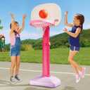 Little Tikes Easy Score Basketball Set, Pink- 22.00 L x 23.75 W x 61.00 H Inches