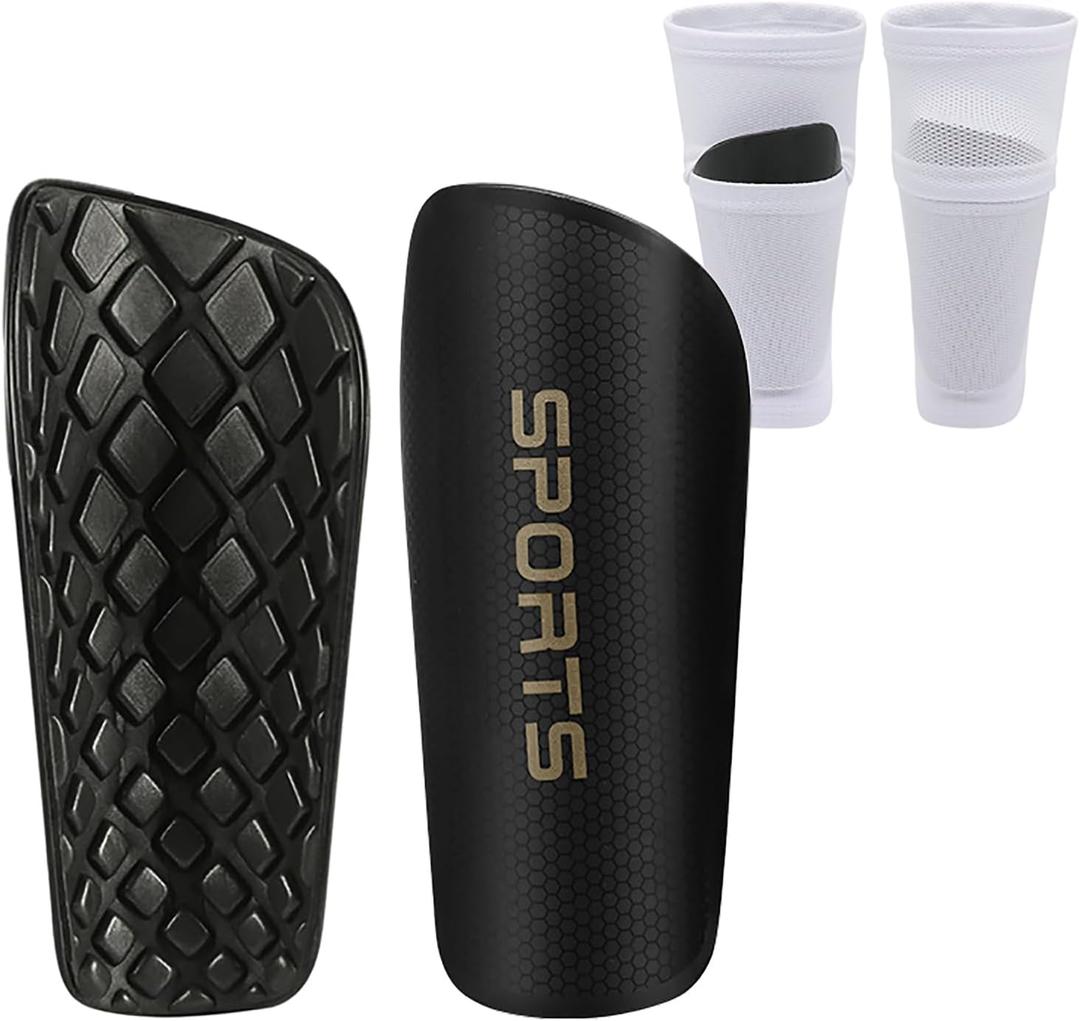 ZMD Soccer Shin Guards, Shin Pads Set for Men Women Youth Protective Soccer Equipment for Football Outdoor Games