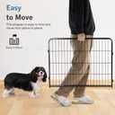 DUMOS Dog Playpen 40 Inch 8 Panels Indoor Outdoor Metal Pet Fence