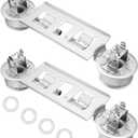 2 Packs WB16K10026 Double Burner Assembly Compatible with General Electric Hotpoint Ranges Replaces 868697 AP2633210 PS232404