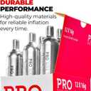 PRO BIKE TOOL CO2 Cartridges - Threaded CO2 Canisters for Bike Tires - Quick Inflation for Road, MTB, Cyclocross, Gravel, Hybrid Bikes - Portable, Durable, Essential for On-The-Go Repairs (16g)