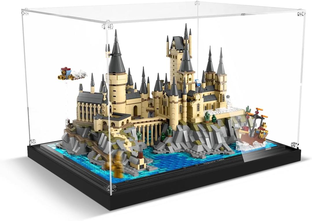 Acrylic Display Case for Lego 76419 Hogwarts Castle, Dust-Proof Protection Box, Custom Fit, 98% Transparency, Showcase Building Model, Gift for Lego Fans