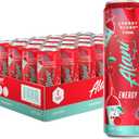 Alani Nu CHERRY SLUSH, Sugar Free, Low Calorie Energy Drinks, 200mg Caffeine, Biotin, B Vitamins, Zero Sugar, 10 Calories, 12 Fl Oz Cans, 24 Pack, BB 07/2027