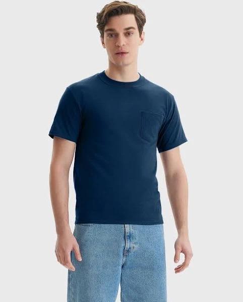 Hanes Men's Beefy-t T-Shirt, Heavyweight Cotton Tee, , Big & Tall 3XL