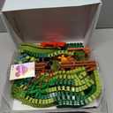 GIAT Dinosaur Track Toys - Best Birthday Gifts for 3 4 5 6 7 Year Old Boys Girls, Dinosaur Race Car Track with Light & Sound, Create A Dinosaur World Road Race