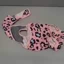 Kuoser Dog Recovery Suit for Dogs After Surgery, Professional Surgical Onesie for Female Male Dogs Spay Neuter, Soft Dog Surgery Suit Bodysuit for Abdominal Wounds Skin Disease, Pink Leopard, Small