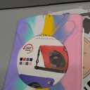 Case for iPad Pro 13-inch 2025 M5 2024 M4 Chip Heavy Duty Rugged Durability Silicone Tablet Cover with 360° Rotating Hand Strap Foldable Hidden Stand & Shoulder Strap, Colorful Pink