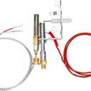 14D0477 Vent Free Gas Log, ODS Pilot Assembly, LP Propane Gas Fireplace Compatible with Empire FMI etc, Part Number LPG8414 LPG8404 PP225 R3623 14D0477 103778-01