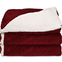 Sunbeam Heated Throw 50"/70", Red