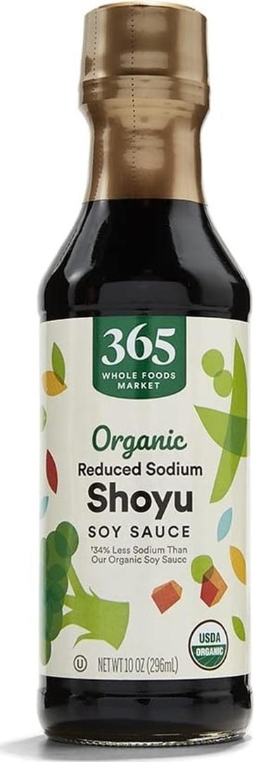365 by Whole Foods Market, Organic Shoyu Soy Sauce Reduced Sodium, 10 Ounce (EXP 05/12/28)