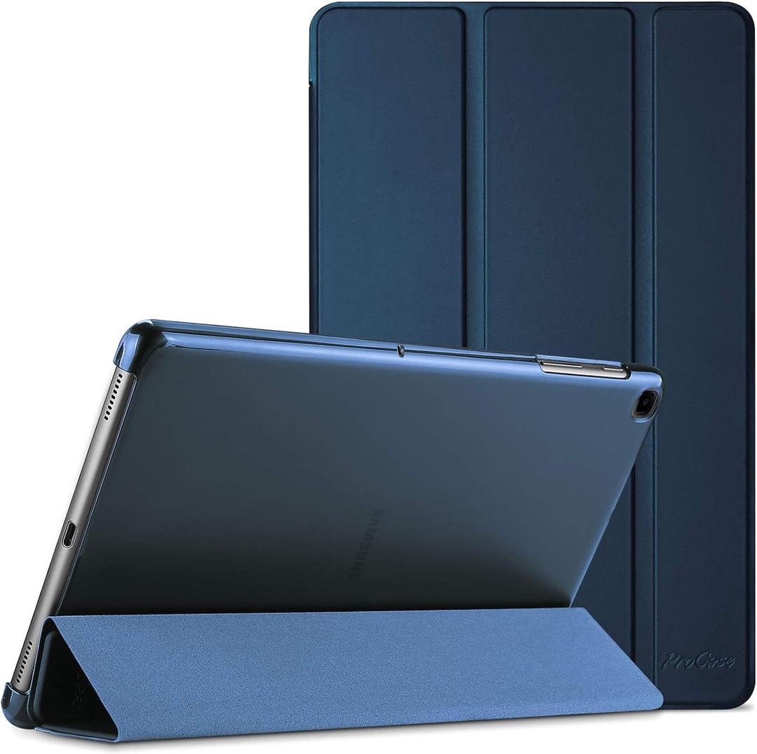 ProCase Smart Case for Galaxy Tab a7 10.4 Inch 2022 2020 (SM-T509 T500 T503 T505 T507), Protective Stand Case Hard Shell Cover for 10.4 Inch Galaxy Tab a7 10.4 -Navy
