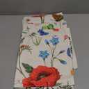 All Smiles Outdoor Patio Throw Pillow Covers 20x20 Set of 4 Spring Summer Garden Flowers Farmhouse Dcor Outside Furniture Bench Chair Decorative Cushion Cases for Swing Deep Seat Bed Couch Sofa