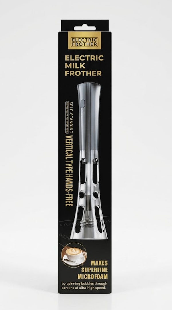 Electric Milk Frother，Rechargeable Milk Frother Handheld，with Stainless Balloon Whisk，With stand，Foamer For Cappuccino, Lattes，Creamy Coffee，Hot Chocolate