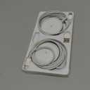 for MagSafe Charger: Magnetic Wireless Charging Pad for iPhone 17 16 15 14 13 12 Series & AirPods 4-2 Pro, Strong Magnet, Aluminum Alloy, USB-C/A Ports, Ultra-Thin & Portable, Ideal for Desk & Bedside (White)