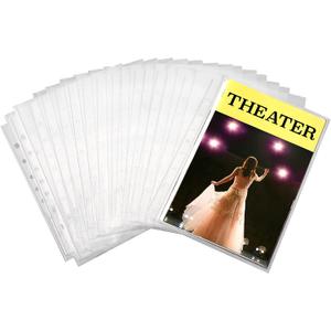 2Fold Sheet Protectors for Broadway Play Program and Theater Programs - 25 Custom Sheet Protectors Fits The Older 9 x 6 Playbills (6.25 x 9.25 Program Protectors (25 Pack))