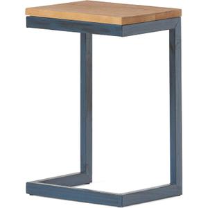 Christopher Knight Home Caspian Outdoor Firwood C Shaped Table, Antique Finish, Small, 10.25 in x 12.75 in x 19.5 in