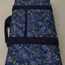American Mahjong Set with Blue Carrying Bag, 166 White Tiles, 4 All-in-One Rack/Pushers, Mahjong Tiles Set (Ma Jong, Mah-Jongg, Majiang)