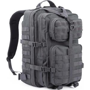 REEBOW GEAR Tactical Backpack for Men Military Tactical Bag Pack Army Molle Survival Bags Backpacks (Gray)