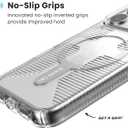 Speck GEMSHELL Grip +MS Case for iPhone 17 Pro Max - Clear/Clear | Slim Protective Grip | Drop Protection | MagSafe Compatible
