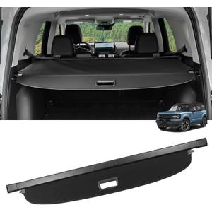 Cargo Cover for Ford Bronco Sport 2021-2026 Accessories Retractable Trunk Cover Security Shielding Shade Cargo Luggage Cover Trunk Privacy Protection