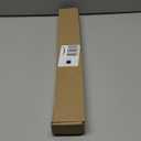 French Door Curtain Rod Adjustable 18"-32", Wrap Around Cafe Curtain Rod 1/2" Diameter, Screwed Sash Rods for Door Window, Black, 2 Pack