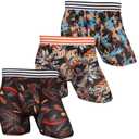 Men's Colorful Mesh Boxer Briefs - Funny Man Underwear, Moisture-Wicking Mens Mesh Underwear, No Ride Up (XL)