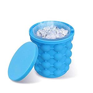 Ice Cube Maker, The SpSPACE Saving Ice Cube Maker, Silicone Ice TrDays, Easy Release Ice Maker, Flexible Ice Mold for Whiskey, Wine, Beer