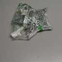 BrizLabs Lighted Christmas Star Tree Topper, 8 Silver Star Xmas Treetop with 10 Lights, UL Certified Plug-in Warm White Tree Topper for Holiday Christmas Tree Decor