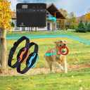 PcEoTllar Electric Fence for Dogs, Electric Dog Fence System, 2 Water Resistant Collar Receiver, with 656Ft Underground/Aboveground Boundary Wire, for Small Medium Large Dogs