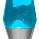 Lava Lamp Magma with Beautiful Colors 4 x 16 in (Blue, Silver Base) US Plug