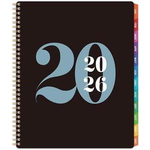 2026 Appointment Book/Planner - Weekly Appointment Book 2026, Jan.2026 - Dec.2026, Daily Hourly Planner, 30 Minute Interval, 8.3"x11", Colorful Tabs, Matte PP cover - Black
