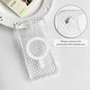 NITITOP for iPhone 13/14 Case Cute Heart - White Heart