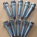 10PCS 1/2-20 Serrated Wheel Studs 610-561 13.9mm Knurl 0.55 in, 56.1mm UHL Length Replacement for 2011-2019 Ford Explorer Flex Taurus Edge, 2009-2016 Lincoln MKS, MKT MKX