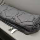 ELVEN HOME Twin Size Mattress Pad Waterproof, Pillow Top Cooling Twin Mattress Topper for Single Bed, Pee Proof Mattress Protector Cover Quilted Fitted with 8-21" Deep Pocket (39x75 inch, Grey)